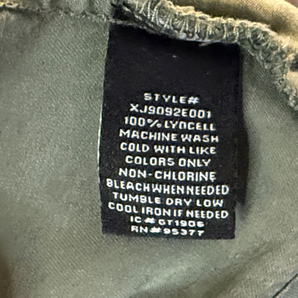 Sanctuary Olive Draped Open-Front Utility Jacket - Picture 9 of 11